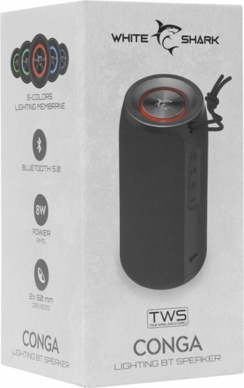 White Shark Conga Lighting BT Speaker